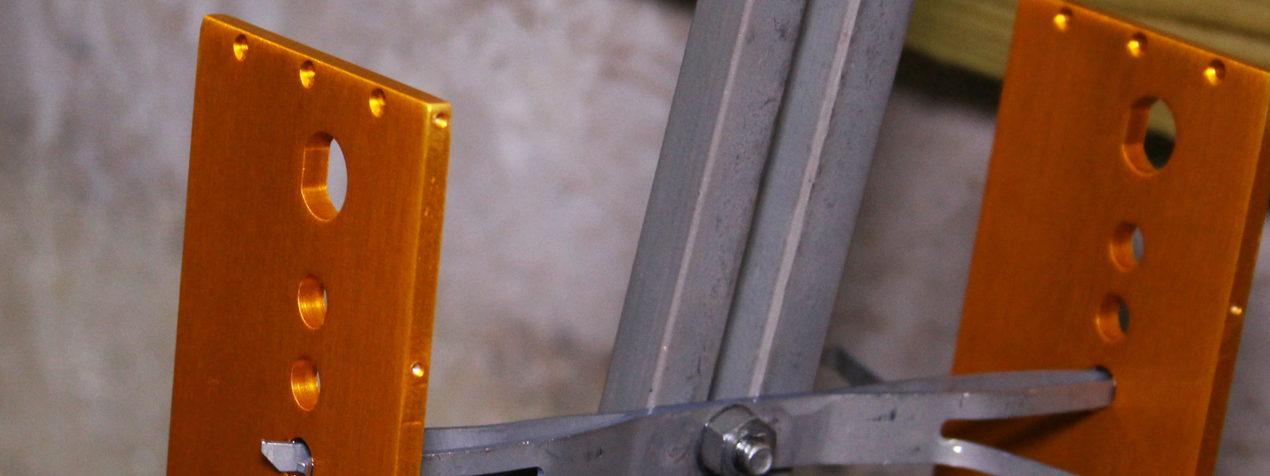 Anodized Aluminum - Orange Dye