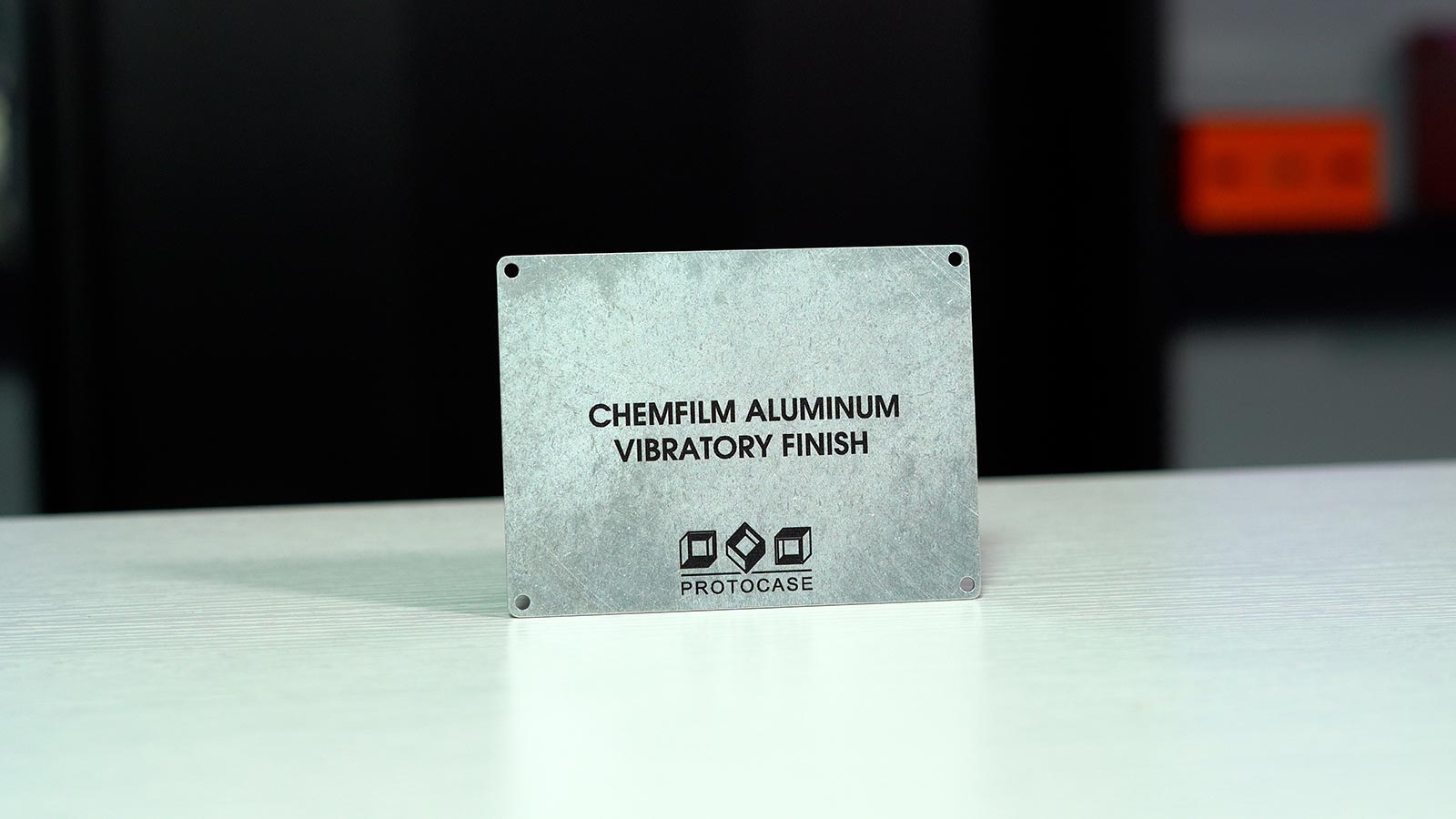 Chem Film Aluminum with Vibratory Finish