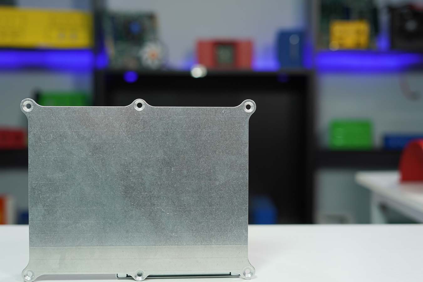 Panel With Vibratory Finish